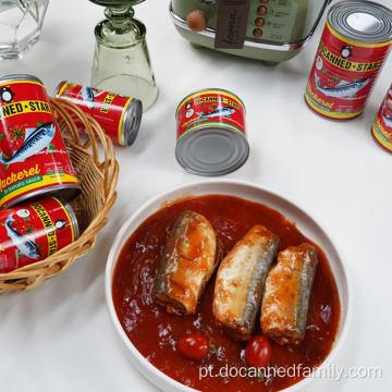 Melhor marca Mackerel enlatado cavala em molho de tomate